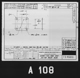 Manufacturer's drawing for North American Aviation P-51 Mustang. Drawing number 73-48091