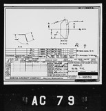Manufacturer's drawing for Boeing Aircraft Corporation B-17 Flying Fortress. Drawing number 1-18892