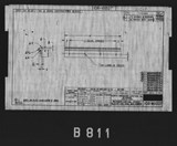 Manufacturer's drawing for North American Aviation B-25 Mitchell Bomber. Drawing number 108-61207