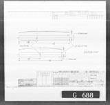 Manufacturer's drawing for Bell Aircraft P-39 Airacobra. Drawing number 33-739-046