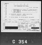 Manufacturer's drawing for Boeing Aircraft Corporation B-17 Flying Fortress. Drawing number 1-28377