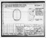 Manufacturer's drawing for Beechcraft Beech Staggerwing. Drawing number D173417