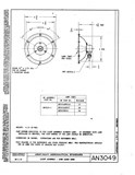 Manufacturer's drawing for Generic Parts - Aviation General Manuals. Drawing number AN3049