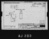 Manufacturer's drawing for North American Aviation B-25 Mitchell Bomber. Drawing number 108-53415