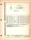 Manufacturer's drawing for Generic Parts - Aviation Standards. Drawing number an7022