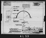 Manufacturer's drawing for North American Aviation B-25 Mitchell Bomber. Drawing number 98-53494