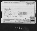 Manufacturer's drawing for North American Aviation B-25 Mitchell Bomber. Drawing number 98-58452
