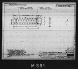 Manufacturer's drawing for North American Aviation B-25 Mitchell Bomber. Drawing number 98-54032