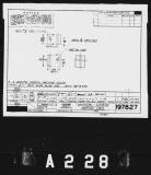 Manufacturer's drawing for Lockheed Corporation P-38 Lightning. Drawing number 197827