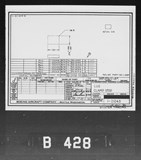 Manufacturer's drawing for Boeing Aircraft Corporation B-17 Flying Fortress. Drawing number 1-21043