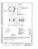 Manufacturer's drawing for Generic Parts - Aviation General Manuals. Drawing number AN3362