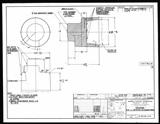 Manufacturer's drawing for Republic Aircraft P-47 Thunderbolt. Drawing number 99S96216