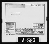 Manufacturer's drawing for Packard Packard Merlin V-1650. Drawing number 621928