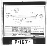 Manufacturer's drawing for Boeing Aircraft Corporation B-17 Flying Fortress. Drawing number 21-6465