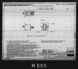 Manufacturer's drawing for North American Aviation B-25 Mitchell Bomber. Drawing number 98-58081