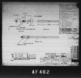 Manufacturer's drawing for North American Aviation B-25 Mitchell Bomber. Drawing number t55