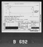 Manufacturer's drawing for Boeing Aircraft Corporation B-17 Flying Fortress. Drawing number 1-22689