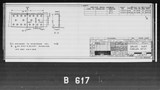 Manufacturer's drawing for Boeing Aircraft Corporation B-17 Flying Fortress. Drawing number 1-21977