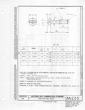 Manufacturer's drawing for Generic Parts - Aviation General Manuals. Drawing number AN255