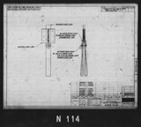 Manufacturer's drawing for North American Aviation B-25 Mitchell Bomber. Drawing number 98-735205