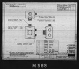 Manufacturer's drawing for North American Aviation B-25 Mitchell Bomber. Drawing number 98-54018