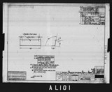 Manufacturer's drawing for North American Aviation B-25 Mitchell Bomber. Drawing number 98-71039