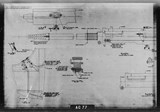 Manufacturer's drawing for North American Aviation B-25 Mitchell Bomber. Drawing number 98-61101