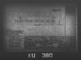 Manufacturer's drawing for Chance Vought F4U Corsair. Drawing number 38754