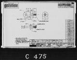 Manufacturer's drawing for Lockheed Corporation P-38 Lightning. Drawing number 198165