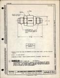 Manufacturer's drawing for Generic Parts - Aviation Standards. Drawing number an6030