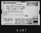Manufacturer's drawing for North American Aviation B-25 Mitchell Bomber. Drawing number 108-113248