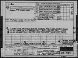 Manufacturer's drawing for North American Aviation B-25 Mitchell Bomber. Drawing number 62B-71891