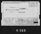 Manufacturer's drawing for North American Aviation B-25 Mitchell Bomber. Drawing number 98-58869