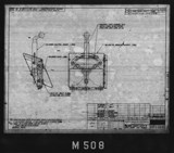 Manufacturer's drawing for North American Aviation B-25 Mitchell Bomber. Drawing number 98-53332