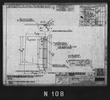 Manufacturer's drawing for North American Aviation B-25 Mitchell Bomber. Drawing number 98-735112