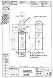 Manufacturer's drawing for Vickers Spitfire. Drawing number 35137