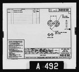 Manufacturer's drawing for Packard Packard Merlin V-1650. Drawing number 621232