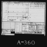 Manufacturer's drawing for Vultee Aircraft Corporation BT-13 Valiant. Drawing number 74-34110
