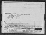 Manufacturer's drawing for North American Aviation B-25 Mitchell Bomber. Drawing number 108-53636_AJ