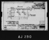 Manufacturer's drawing for North American Aviation B-25 Mitchell Bomber. Drawing number 108-712144