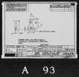 Manufacturer's drawing for Lockheed Corporation P-38 Lightning. Drawing number 190654