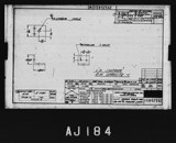 Manufacturer's drawing for North American Aviation B-25 Mitchell Bomber. Drawing number 108-52462