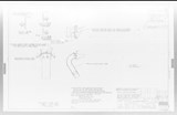 Manufacturer's drawing for North American Aviation B-25 Mitchell Bomber. Drawing number 98-611106