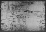Manufacturer's drawing for North American Aviation B-25 Mitchell Bomber. Drawing number 108-00030