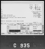 Manufacturer's drawing for Boeing Aircraft Corporation B-17 Flying Fortress. Drawing number 21-7354