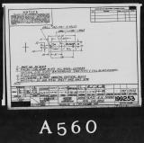 Manufacturer's drawing for Lockheed Corporation P-38 Lightning. Drawing number 199253