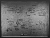 Manufacturer's drawing for Chance Vought F4U Corsair. Drawing number 40603