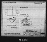 Manufacturer's drawing for North American Aviation B-25 Mitchell Bomber. Drawing number 98-54093