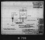 Manufacturer's drawing for North American Aviation B-25 Mitchell Bomber. Drawing number 98-61174