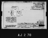Manufacturer's drawing for North American Aviation B-25 Mitchell Bomber. Drawing number 108-71113